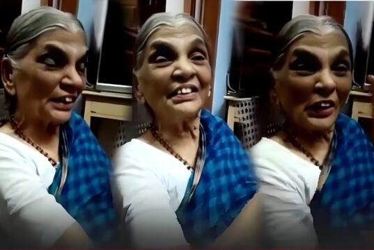 என்ன பாட்டி பாட்டாவே பாடிட்டிங்க.!! இணையத்தில் வைரலாகும் பாட்டியின் பாட்டு வீடியோ..!!