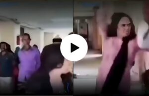 அம்மா பெயரில் எழுதி வைத்த சொத்து..!! கோபத்தில் கணவரை சரமாரியாக அடித்த மனைவி..!! நீதிமன்றம் முன் நடந்த விபரீத வீடியோ உள்ளே..!!