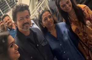 அம்மாவுடன் சேர்ந்து மலேசியாவுக்கு பறந்த விஜய்..!! விமான நிலையத்தில் குவிந்த ரசிகர்கள்..!!